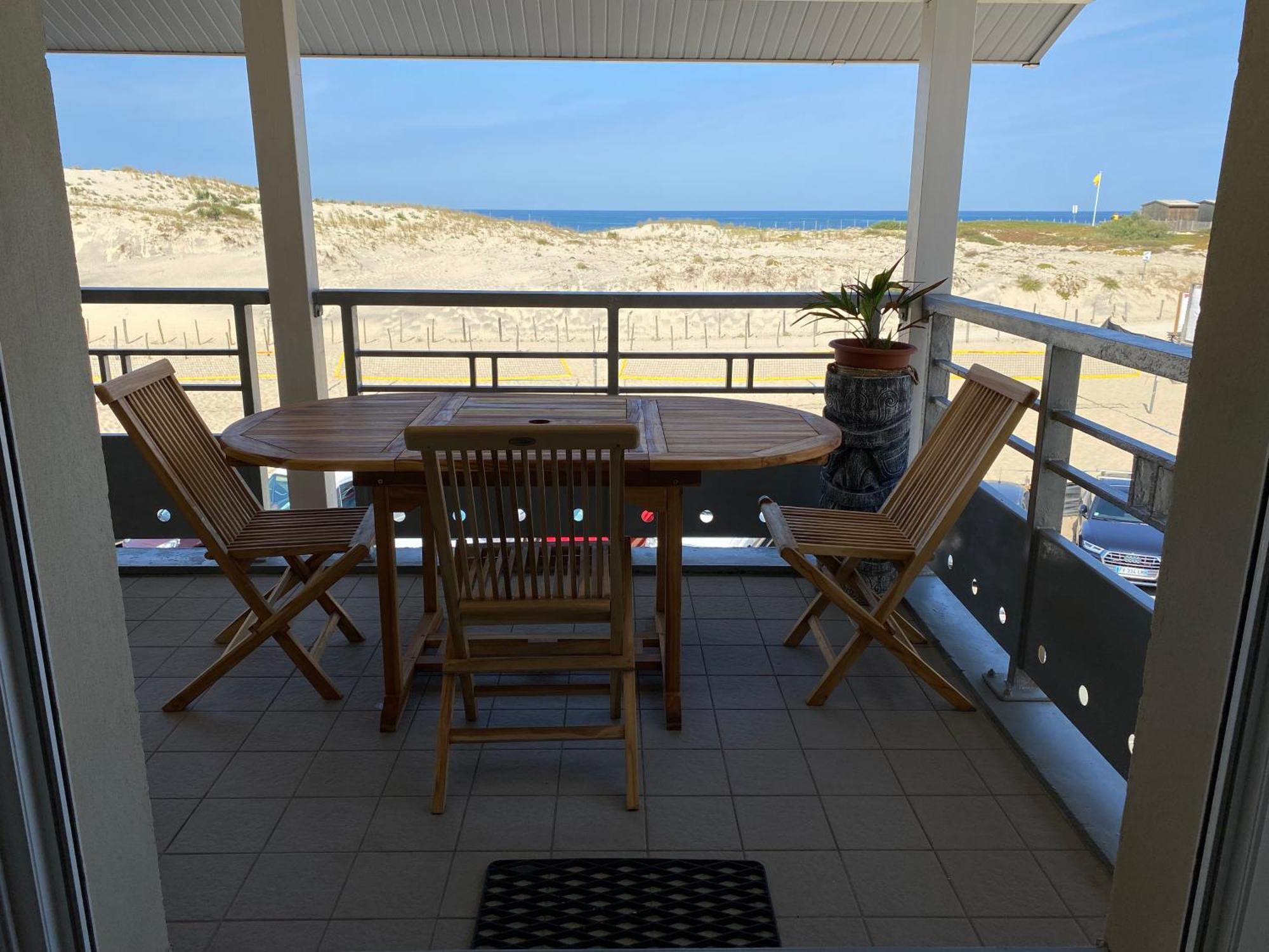 Oceanis Face Ocean Apartment Biscarrosse-Plage Exterior photo